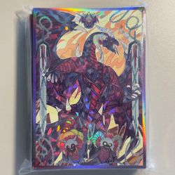 Red Dragon Archfiend Resonator Yu-Gi-Oh! Card Sleeves 60pcs TCG Protector Fan-ma - Image 1
