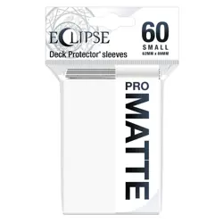 Ultra Pro - Eclipse Matte Small Sleeves 60 Pack - Arctic White - Yugioh Vanguard - Image 1