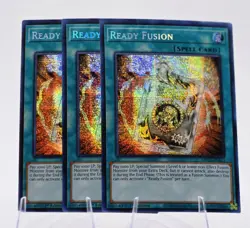 3x Ready Fusion MP22-EN163 2022 ( Secret Rare) 1st Ed - NM - YU-GI-OH! - Image 1