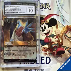 Disney Lorcana TCG 1st Chapter Hades - King Of Olympus Enchanted CGC 10 Gem Mint - Image 1