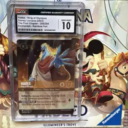 Disney Lorcana TCG 1st Chapter Hades - King Of Olympus Enchanted CGC 10 Gem Mint - Image 3