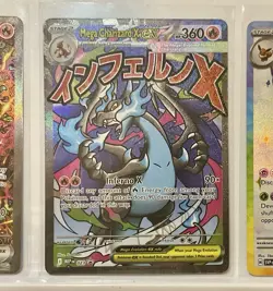Pokemon Mixed Card Lot, Mega Charizard X EX 023/Espeon EX 175/Arceus Metal Promo - Image 4