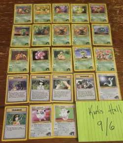 Erika's Gym Hero Pokemon Cards - Image 1