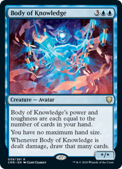 Body of Knowledge Commander Legends NM Blue Rare MAGIC GATHERING CARD ABUGames - Image 1