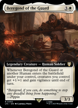 Beregond of the Guard Extended Art LOTR Tales of Middle-earth CMDR NM - Image 1