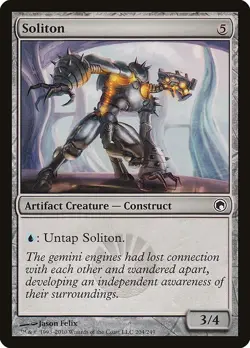 Soliton Foil Scars of Mirrodin 204 NM MTG - Image 1