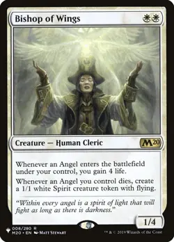 MTG The List (MB2) Bishop of Wings #M20-8 - Image 1