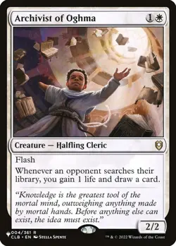 MTG The List (MB2) Archivist of Oghma #CLB-4 - Image 1