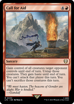 Call for Aid LOTR: Tales of Middle-earth CMDR NM ABUGames - Image 1