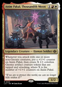 MTG Foil The Lost Caverns of Ixalan Anim Pakal, Thousandth Moon #223 - Image 1