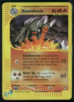 HOUNDOOM 14 R LP AQUAPOLIS POKEMON REVERSE HOLO - Image 2