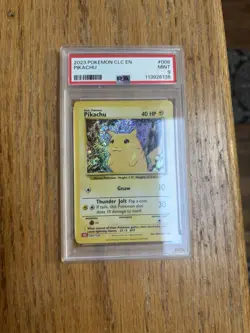 2023 Pokemon CLC EN Pikachu 008/034 - PSA 9 - Image 1