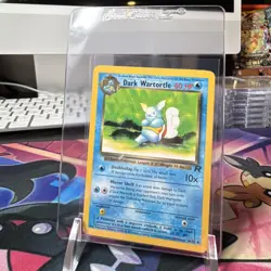 Pokemon TCG Dark Wartortle 46/82 Team Rocket Uncommon 60 HP Unlimited 2000 - Image 1