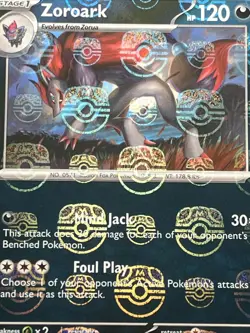 Zoroark (Master Ball Holo Pattern) 062/086 SV11W White Flare Pokemon - NM - Image 2