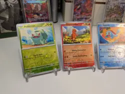 Pokemon Costco 151 Cosmo Foil Promo Set Pikachu Squirtle Charmander Bulbasaur - Image 2