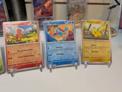 Pokemon Costco 151 Cosmo Foil Promo Set Pikachu Squirtle Charmander Bulbasaur - Image 3