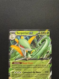 Pokemon TCG Serperior ex 003/086 Sv: Black Bolt Double Rare Near Mint - Image 3