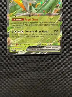 Pokemon TCG Serperior ex 003/086 Sv: Black Bolt Double Rare Near Mint - Image 4