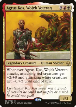 Agrus Kos, Wojek Veteran Guild Kit: Boros NM White Red Rare MAGIC CARD ABUGames - Image 1