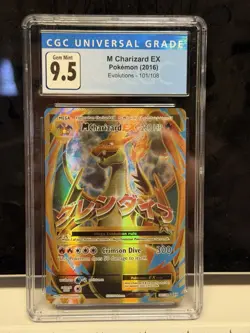 [CGC 10 GEM MINT] M Charizard EX 101/108 Full Art XY Evolutions Pokemon Card - Image 1
