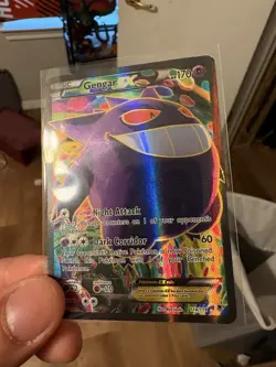 Gengar EX Full Art Holo Card 114/119 XY-Phantom Forces HP - Image 2