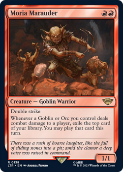 Moria Marauder FOIL LOTR: Tales of Middle-earth NM CARD ABUGames - Image 1