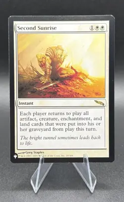 Second Sunrise - MTG - Mirrodin - The List - MINT - Image 1