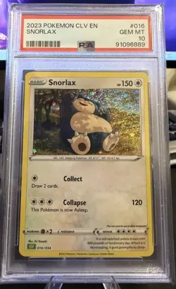 2023 POKEMON #016 SNORLAX PSA 10 - Image 1