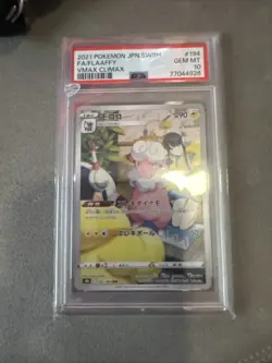 Pokemon Flaaffy 194/184 S8b Vmax Climax Full Art Holo Character Rare PSA 10 - Image 1