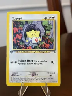 Pokemon TCG - Togepi 51/111 - Neo Genesis 1st Edition - Image 1
