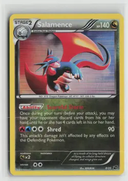 Salamence 8/20 Holo Rare Dragon Vault Pokemon NM - Image 1