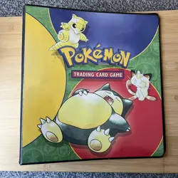 Vintage Pokemon Ringed Binder Snorlax 1999 damaged - Image 1