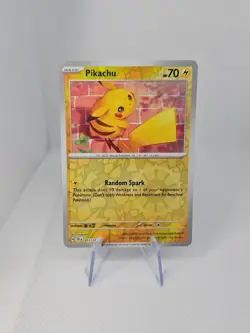 Pikachu 051/162 SV05: Temporal Forces Reverse Holo Pokemon TCG - Image 1