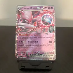 Pokemon TCG Team Rocket’s Mewtwo ex 81/182 Destined Rivals Double Rare *NM* - Image 1