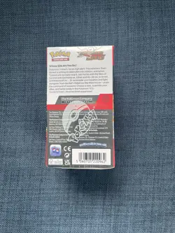 Pokemon Destined Rivals Half Booster Box 18-pack new sealed. Creases on corner. - Image 2