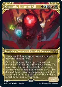Omnath, Locus of All (Showcase) March of the Machine NM CARD ABUGames - Image 1