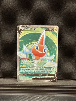 Pokemon TCG Rotom V 176/196 Lost Origins Full Art Ultra Rare Card NM - Image 1