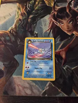 Dark Golduck Unlimited 37/82 Uncommon Team Rocket - Pokemon Card - LP - Image 1