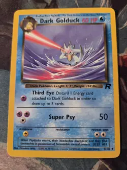 Dark Golduck Unlimited 37/82 Uncommon Team Rocket - Pokemon Card - LP - Image 2