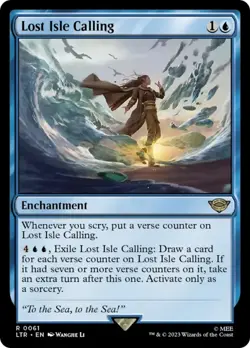 Lost Isle Calling FOIL LOTR: Tales of Middle-earth NM CARD ABUGames - Image 1