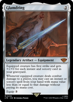 Glamdring FOIL LOTR: Tales of Middle-earth NM CARD ABUGames - Image 1