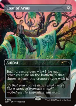 1x Coat of Arms (1712) - Rainbow Foil Moderate Play MTG Magic - Kid Icarus - - Image 1