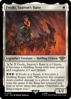 Frodo, Sauron's Bane FOIL LOTR: Tales of Middle-earth NM ABUGames - Image 1