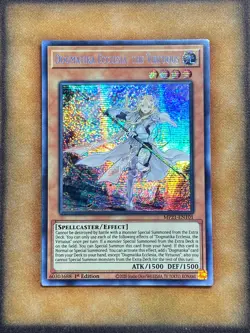 Yugioh Dogmatika Ecclesia, the Virtuous MP21-EN101 Secret Rare 1st Ed NM - Image 1
