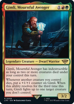 Gimli, Mournful Avenger FOIL LOTR: Tales of Middle-earth NM ABUGames - Image 1