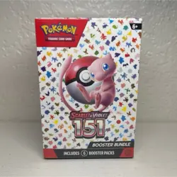 Pokemon Scarlet & Violet 151 Booster Bundle Box 6 Packs Mew 2023 English - Image 1