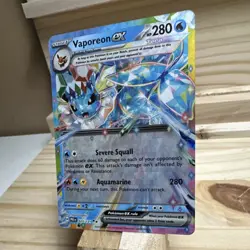 The Pokemon Company Vaporeon ex Prismatic Evolutions 023/131 280 HP Tera Holo - Image 2