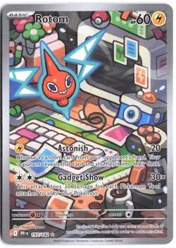 Rotom 197/182 Illustration Rare Destined Rivals Pokemon - Image 1