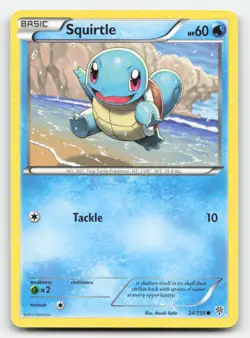 Squirtle 24/135 Common Plasma Storm Pokemon Near Mint - Image 1
