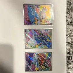 First Partner Illustration Collection Pokemon Litten Popplio and Rowlet LOT - Image 1